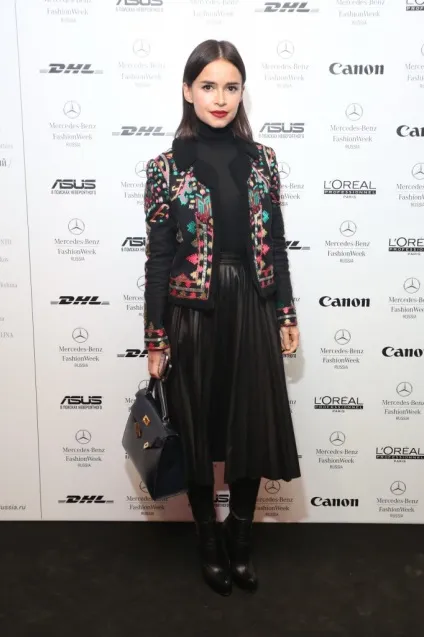 Що надіти на тиждень моди вуличний стиль mbfw russia 2014 року, victoria timokhina