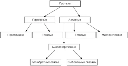 Активні біоуправляемая протези верхніх і нижніх кінцівок (активні) Активні біоуправляемая протези верхніх і нижніх кінцівок