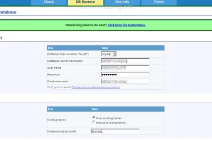Akeeba backup - відновлення або перенесення сайту (джумла) Akeeba backup - відновлення або перенесення сайту