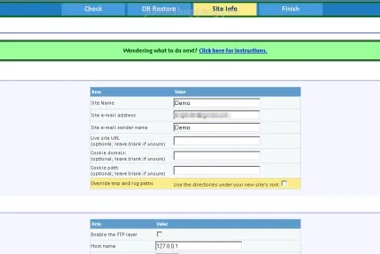 Akeeba backup - відновлення або перенесення сайту (розширення) Akeeba backup - відновлення або перенесення сайту