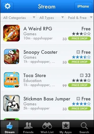 Appshopper social знижки або як мати платні програми безкоштовно, огляди, новини (бажань ») Appshopper social знижки або як мати платні програми безкоштовно, огляди, новини
