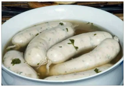 Баварські (мюнхенські) ковбаски - ароматно, апетитно, ситно і смачно!