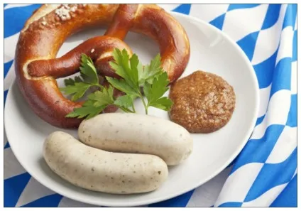 Баварські (мюнхенські) ковбаски - ароматно, апетитно, ситно і смачно!