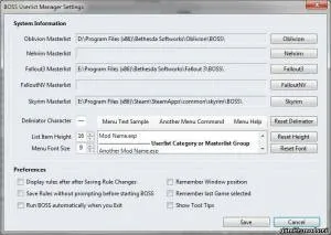 Boss userlist manager - bum - інструментарій - skyrim - моди для skyrim, skyrim se, fallout 4,