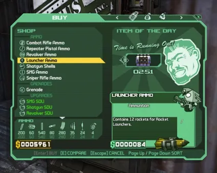 Borderlands - level up! Level up! Level up!