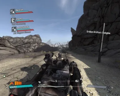 Borderlands - level up! Level up! Level up!