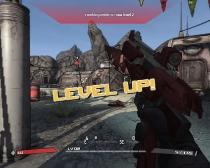 Borderlands - level up! Level up! Level up!
