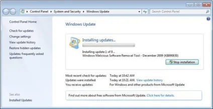 Центр оновлень windows 7 не працює що робити (центр) Центр оновлень windows 7 не працює що робити