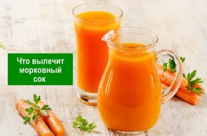 Що лікує морквяний сік - здорове довголіття (морквяний) Що лікує морквяний сік - здорове довголіття