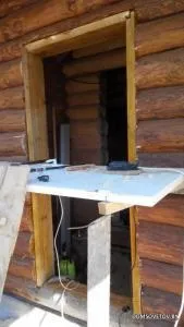 Як вирізати отвір в зрубі - все про будівництво, обробці і ремонті будинків і квартир (двері) Як вирізати отвір в зрубі - все про будівництво, обробці і ремонті будинків і квартир