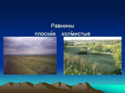 Як виглядає рівнини