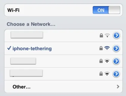 Як вийти в інтернет з ipad wifi через iphone (полуработающій рецепт для iphone developer - ів) (ipad) Як вийти в інтернет з ipad wifi через iphone (полуработающій рецепт для iphone developer - ів)