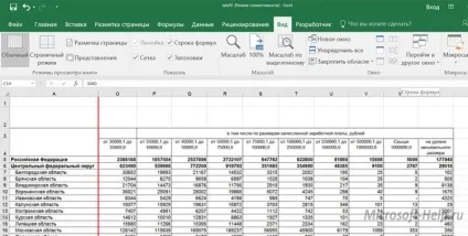 Як закріпити шапку в excel - допомога по word і excel (щоб) Як закріпити шапку в excel - допомога по word і excel