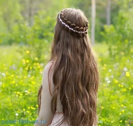 Як вплести стрічку і нитки в косу, pulse fashion (коси) Як вплести стрічку і нитки в косу, pulse fashion