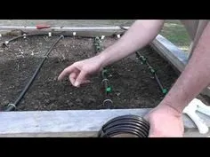 Крапельний полив в високих грядках