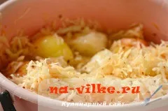 Капуста квашена з яблуками і кропом - рецепт з фото