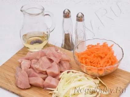 Капуста тушкована з курячою грудкою - шикарне блюдо при всій своїй простоті! (Капуста) Капуста тушкована з курячою грудкою - шикарне блюдо при всій своїй простоті!