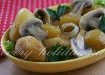 Картопля, тушкований з куркою, рецепт (курка) Картопля, тушкований з куркою, рецепт