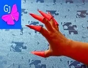 Кігті на карнавал з паперу - паперові нігті (нігті) Кігті на карнавал з паперу - паперові нігті