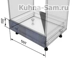 Короб під духову шафу - kuhna-sam