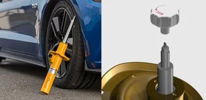 Констатуємо перевагу амортизаторів koni над штатними (амортизаторів) Констатуємо перевагу амортизаторів koni над штатними