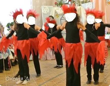 Костюм вогню для дівчинки своїми руками (вогню) Костюм вогню для дівчинки своїми руками