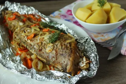 Червона тріска, запечена в духовці - покроковий рецепт з фото, страви з риби і морепродуктів (страви з риби і морепродуктів) Червона тріска, запечена в духовці - покроковий рецепт з фото, страви з риби і морепродуктів