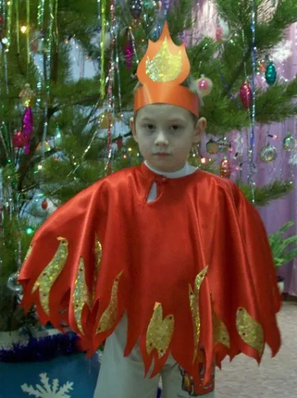 Костюм вогонь своїми руками