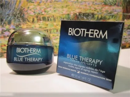 Крем biotherm кошти для особи aquasource, blue therapy, відгуки