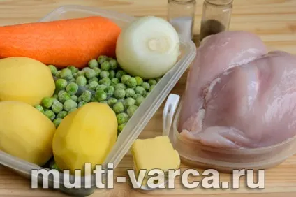 Курячий суп-пюре в мультиварці