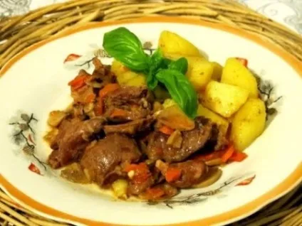 Куряча печінка в сметані - рецепти з фото (Кожен шматочок печінки) Куряча печінка в сметані - рецепти з фото