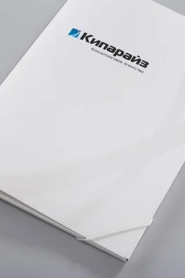 Виготовлення картонних папок з логотипом