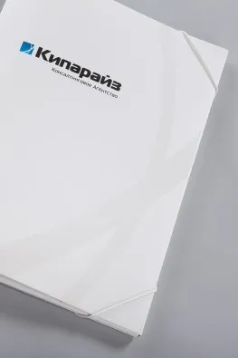 Виготовлення картонних папок з логотипом