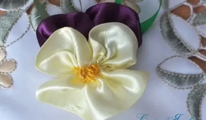 Штучні квіти зі стрічок і тканини своїми руками, сама я (квіти) Штучні квіти зі стрічок і тканини своїми руками, сама я