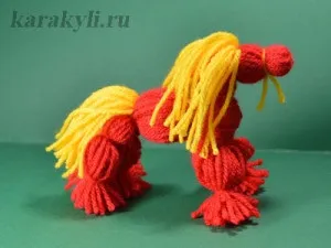 Конячка з ниток, каракулі