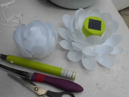Лілія з одноразових ложечок своїми руками, вироби з ложок (ложечок) Лілія з одноразових ложечок своїми руками, вироби з ложок