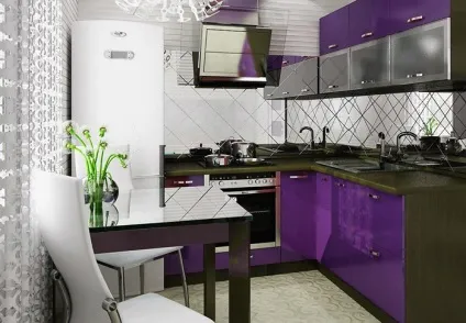 Маленька кухня в хрущовці, дизайн інтер'єру (кухня) Маленька кухня в хрущовці, дизайн інтер'єру