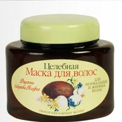 Маска для волосся з чорного і житнього хліба з додаванням трохи кефіру