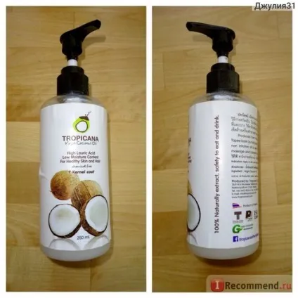 Масло косметичне tropicana кокосове virgin coconut oil - «як використовувати кокосове масло з (масло) Масло косметичне tropicana кокосове virgin coconut oil - «як використовувати кокосове масло з