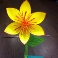 Майстер-клас з орігамі «квітка для мами»