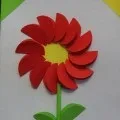 Майстер-клас з орігамі «квітка для мами»