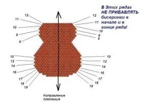 Майстер - клас по гітарі з бісер схема плетіння для початківців (покроково) Майстер - клас по гітарі з бісер схема плетіння для початківців
