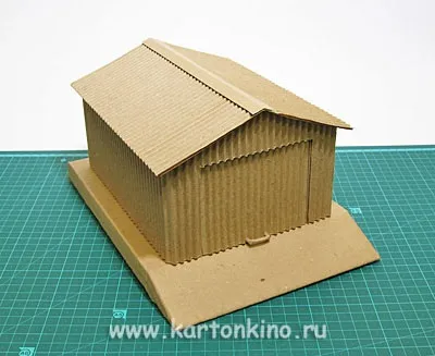 Мрія хлопчаків картонний гараж з підйомними воротами (підйомними) Мрія хлопчаків картонний гараж з підйомними воротами