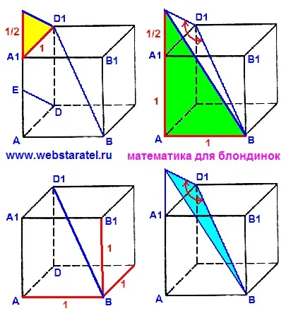 Математика для блондинок куб і кут між прямими (формула) Математика для блондинок куб і кут між прямими