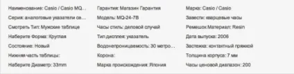 Мінімалістські годинник casio