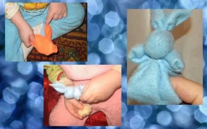 Народна іграшка зайчик на пальчик - ярмарок майстрів - ручна робота, handmade (розвиваюча іграшка) Народна іграшка зайчик на пальчик - ярмарок майстрів - ручна робота, handmade