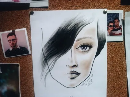 На обличчі написано, makeupme - академія для візажистів №1 (написано) На обличчі написано, makeupme - академія для візажистів №1