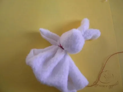 Народна іграшка зайчик на пальчик - ярмарок майстрів - ручна робота, handmade (народна) Народна іграшка зайчик на пальчик - ярмарок майстрів - ручна робота, handmade