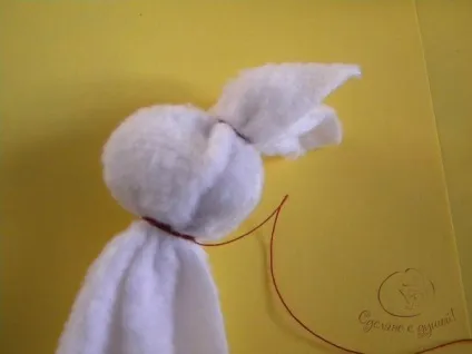 Народна іграшка зайчик на пальчик - ярмарок майстрів - ручна робота, handmade (український стиль) Народна іграшка зайчик на пальчик - ярмарок майстрів - ручна робота, handmade