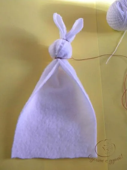 Народна іграшка зайчик на пальчик - ярмарок майстрів - ручна робота, handmade (пальчикова іграшка) Народна іграшка зайчик на пальчик - ярмарок майстрів - ручна робота, handmade